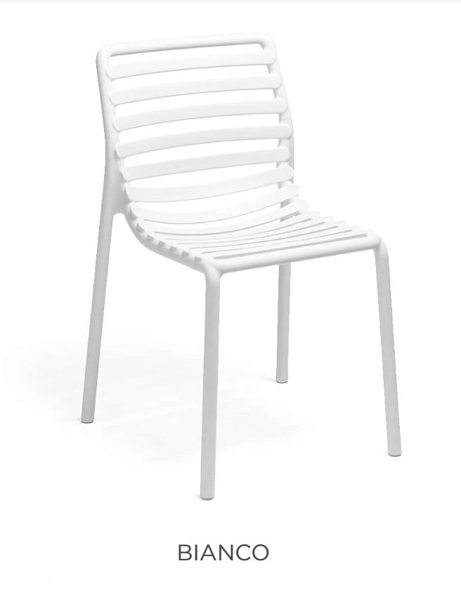 Chaise bistrot design Doga pour terrasse et jardin