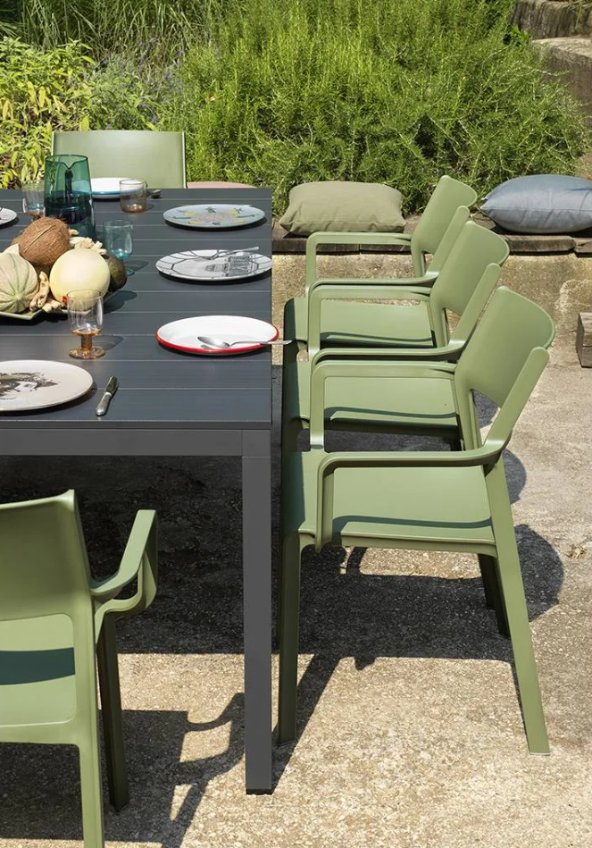 Table de jardin extensible Rio Alu