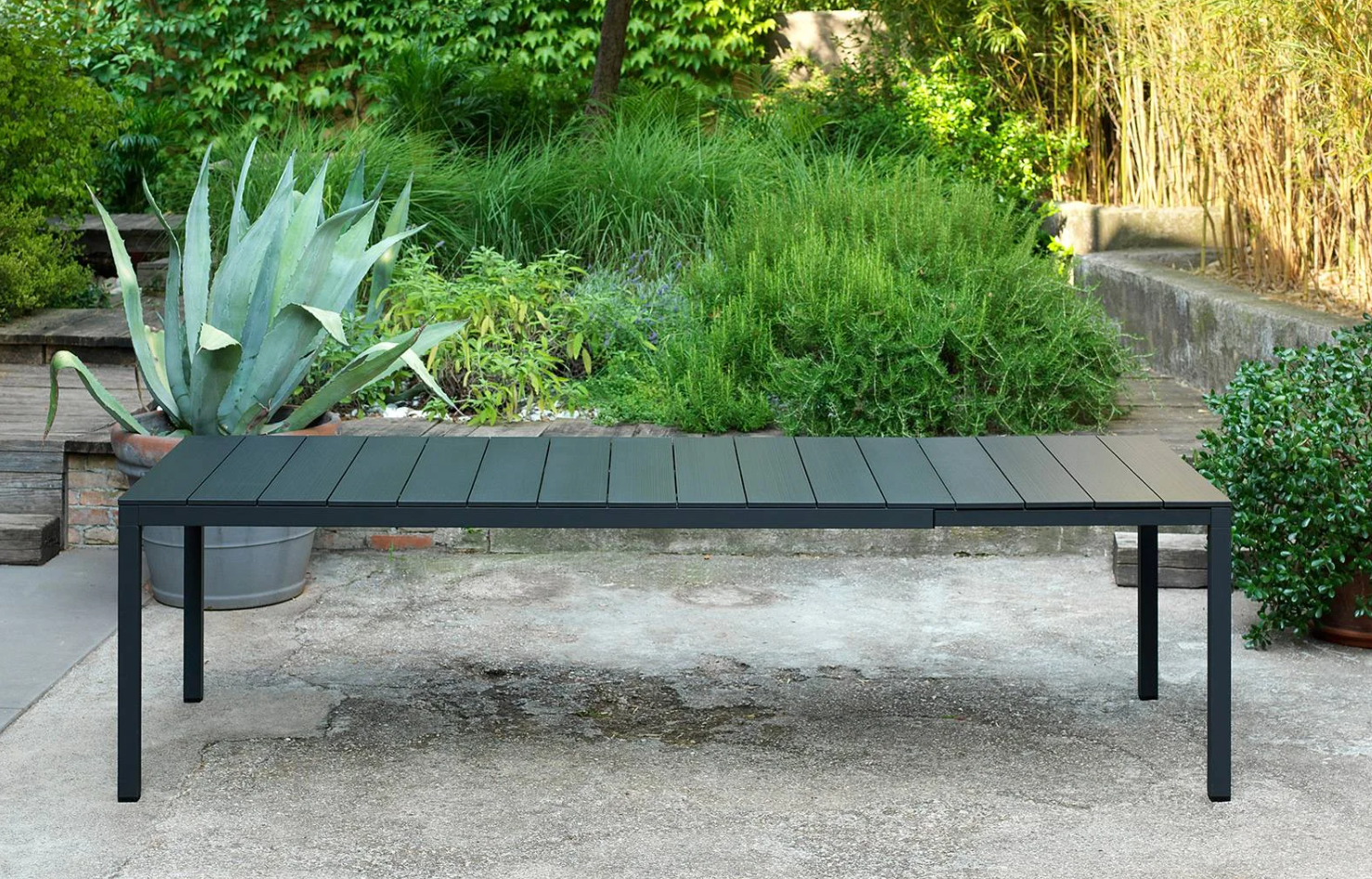 Table de jardin extensible Rio Alu