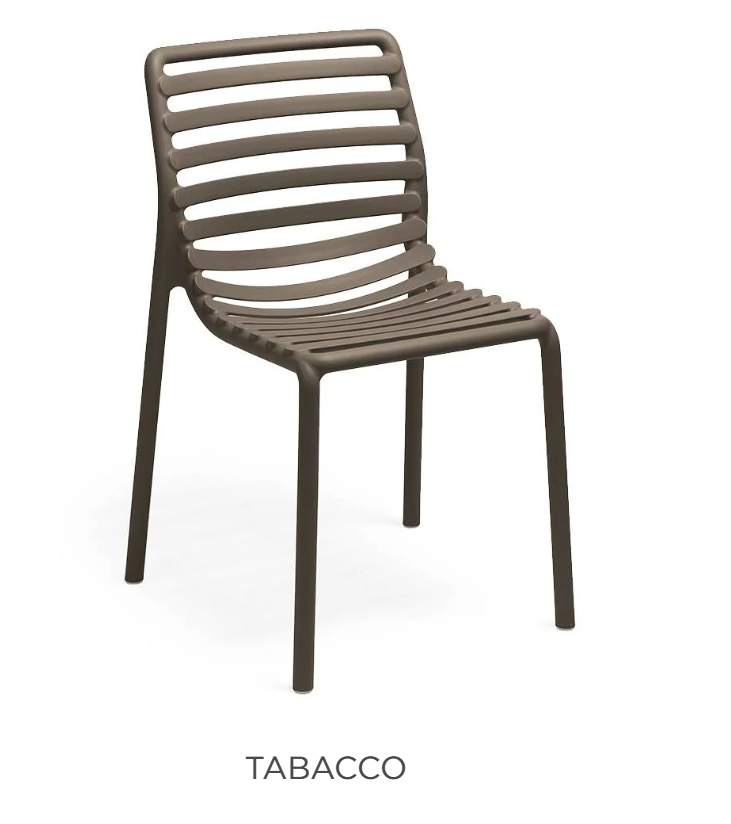 Chaise bistrot design Doga pour terrasse et jardin