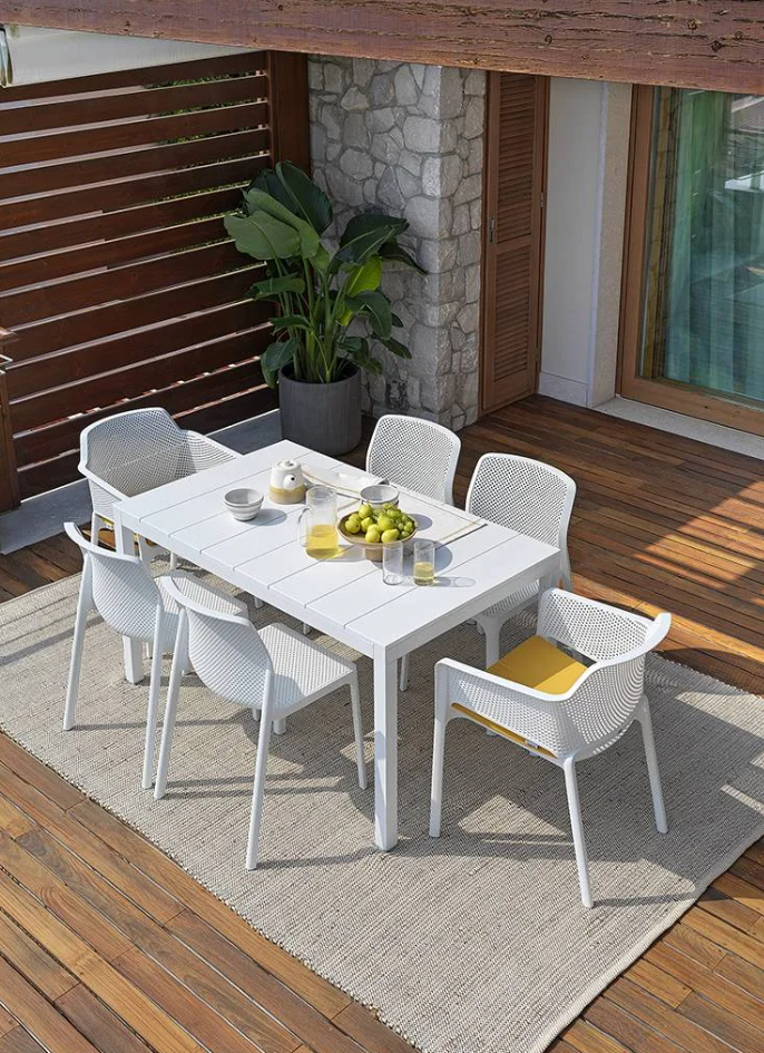 Table de jardin extensible Rio Alu