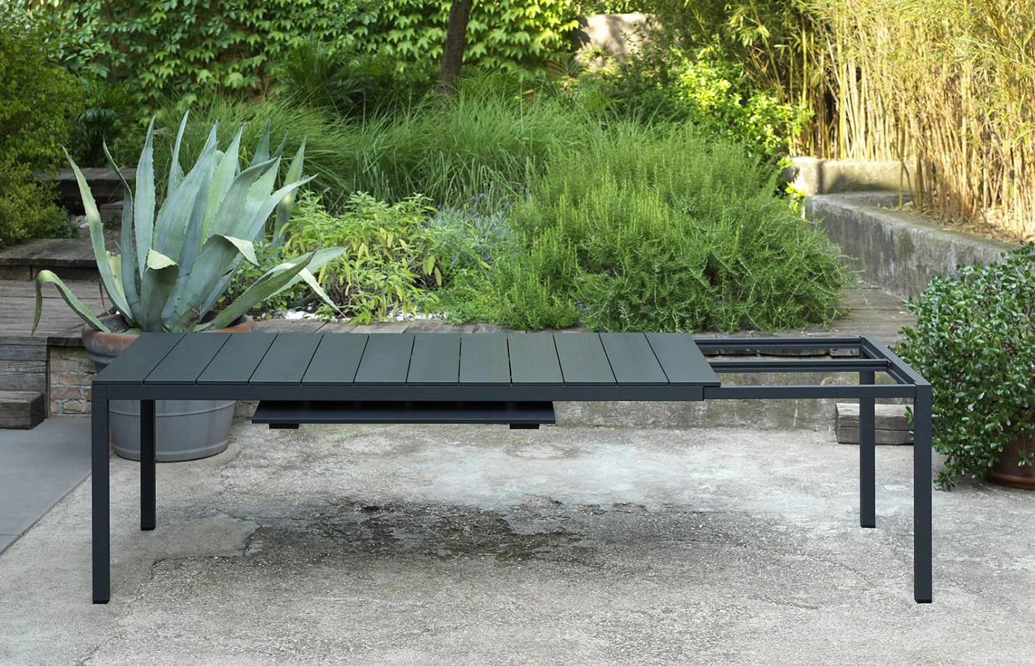 Table de jardin extensible Rio Alu