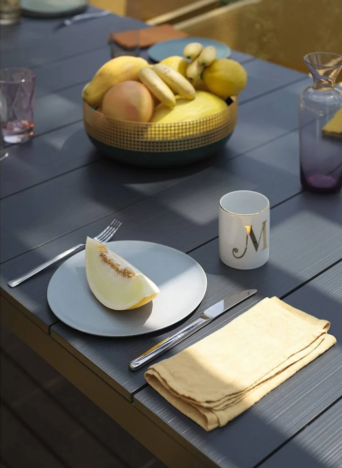 Table de jardin extensible Rio Alu