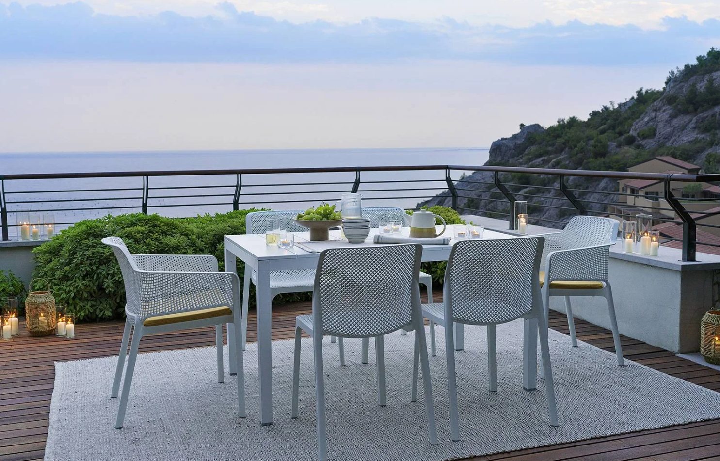 Table de jardin extensible Rio Alu