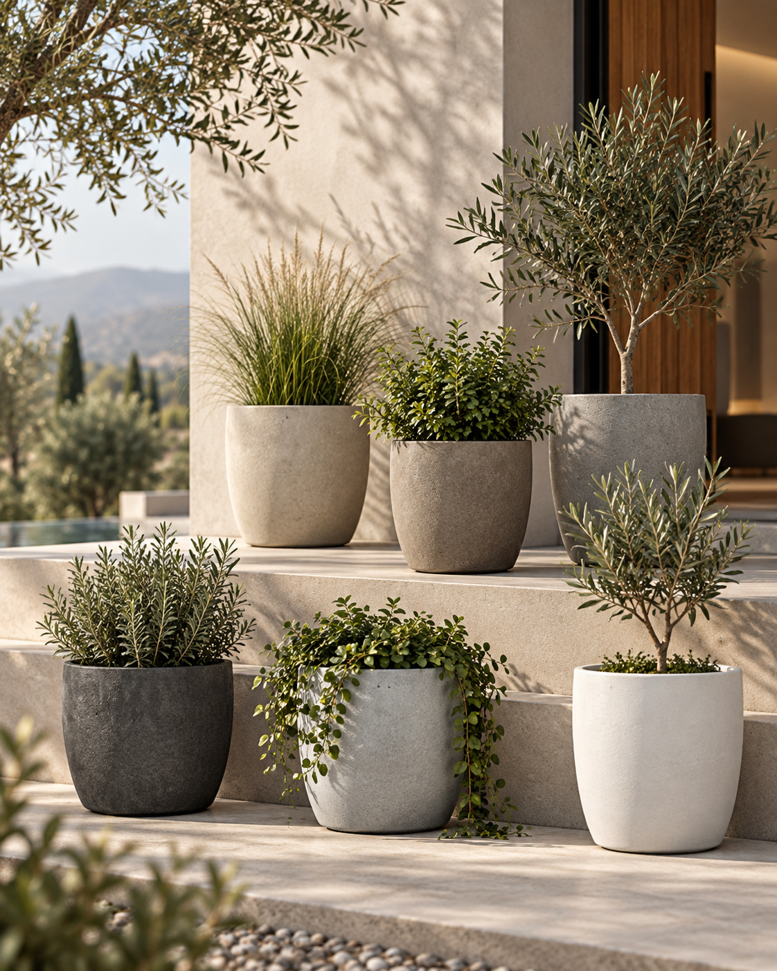 Jardinière extérieure design Juno – Pot de fleurs intérieur & extérieur